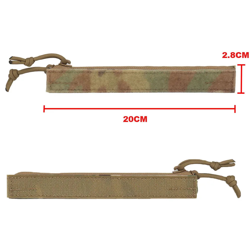 Zipper Insert For Admin Pouch For Crye Style Plate Carrier